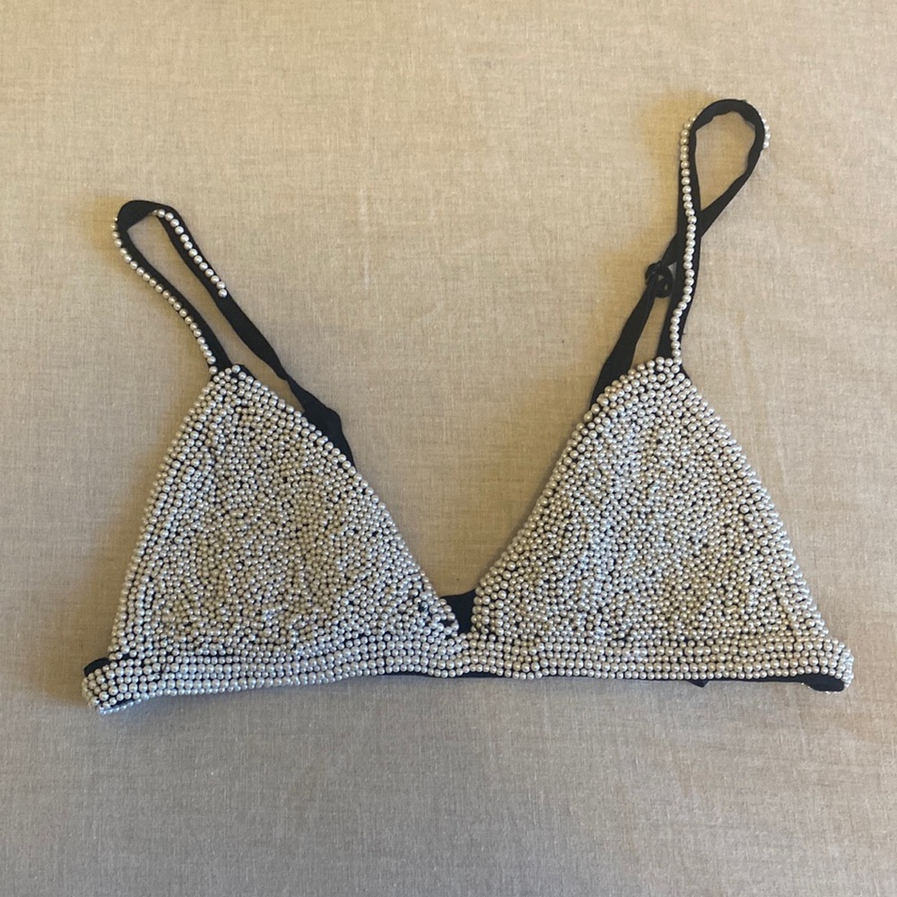 Brand New : beaded Zara bra top!